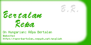 bertalan repa business card
