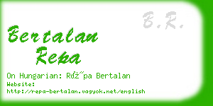 bertalan repa business card